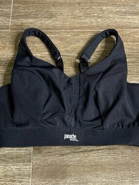 Panache Sport Endurance Bra 32DD Black High Impact NWOT